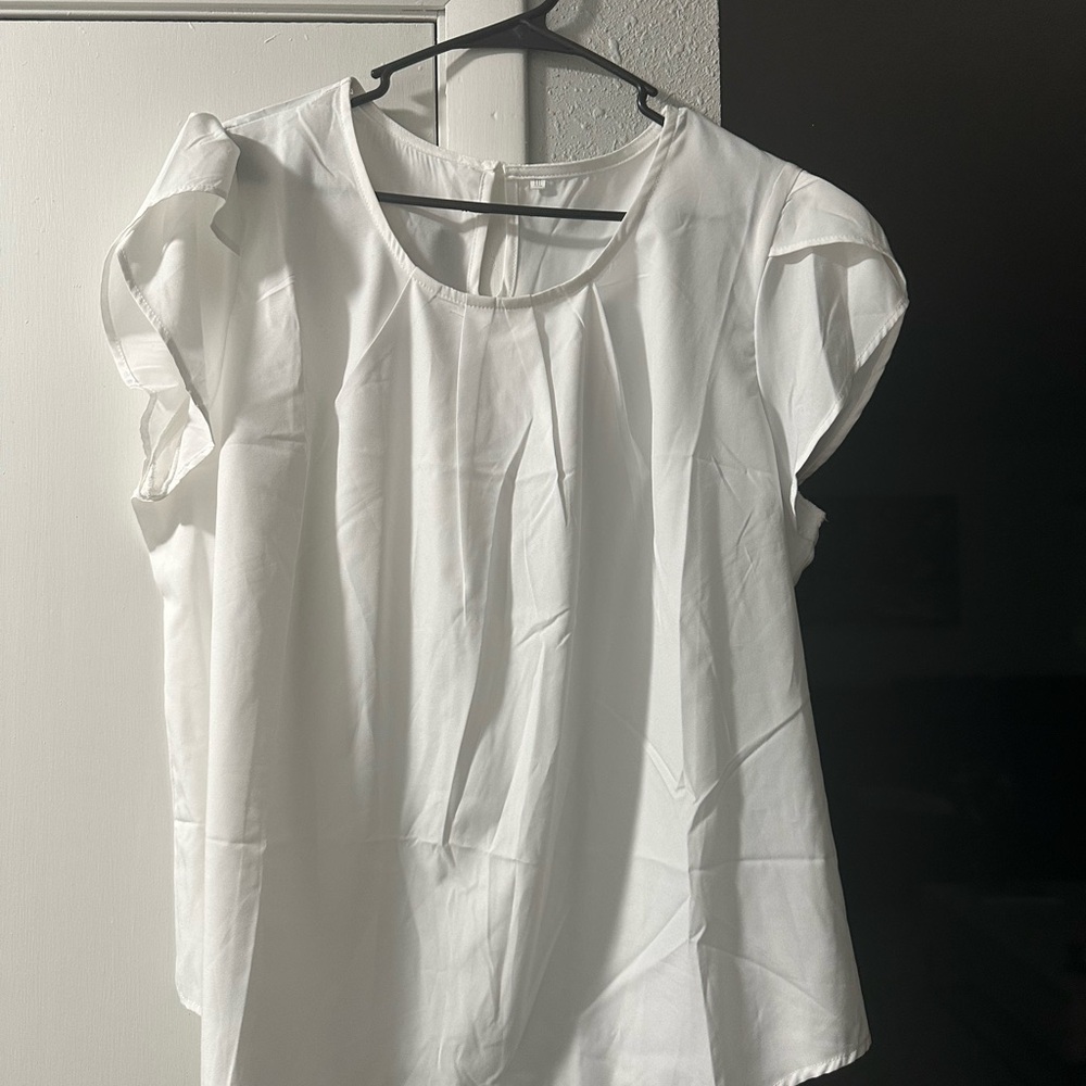 Elegant White Women's Top
